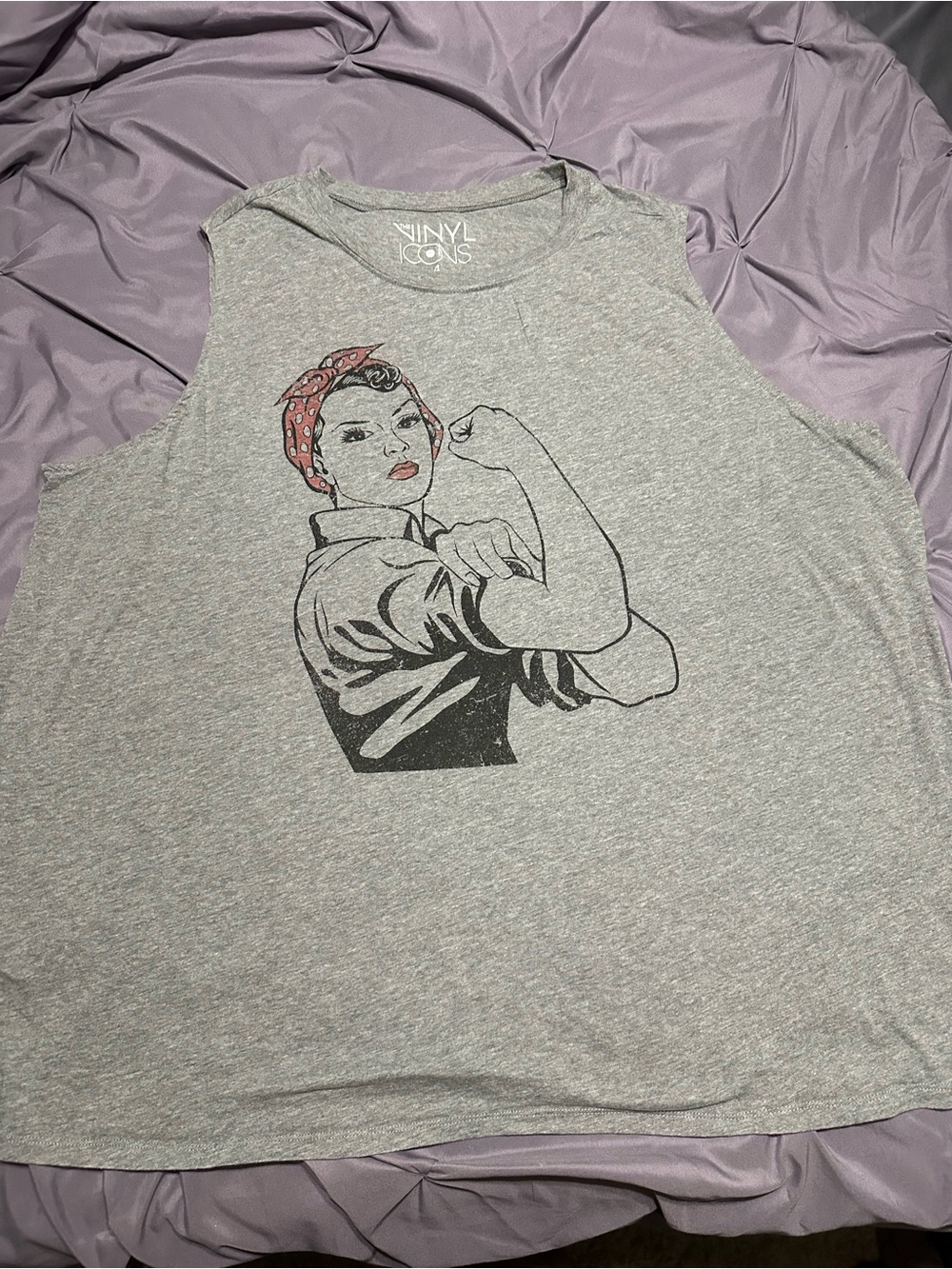 Torrid- Rosie Riveter Muscle Tank Top